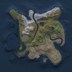 Thumbnail Rust Map: Procedural Map, Size: 2400, Seed: 563499, 7 Monuments