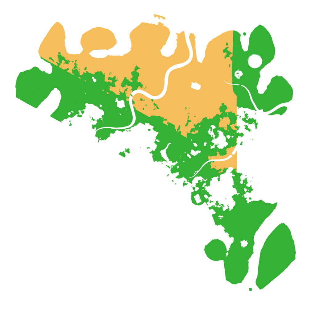 Biome Rust Map: Procedural Map, Size: 4000, Seed: 42836199