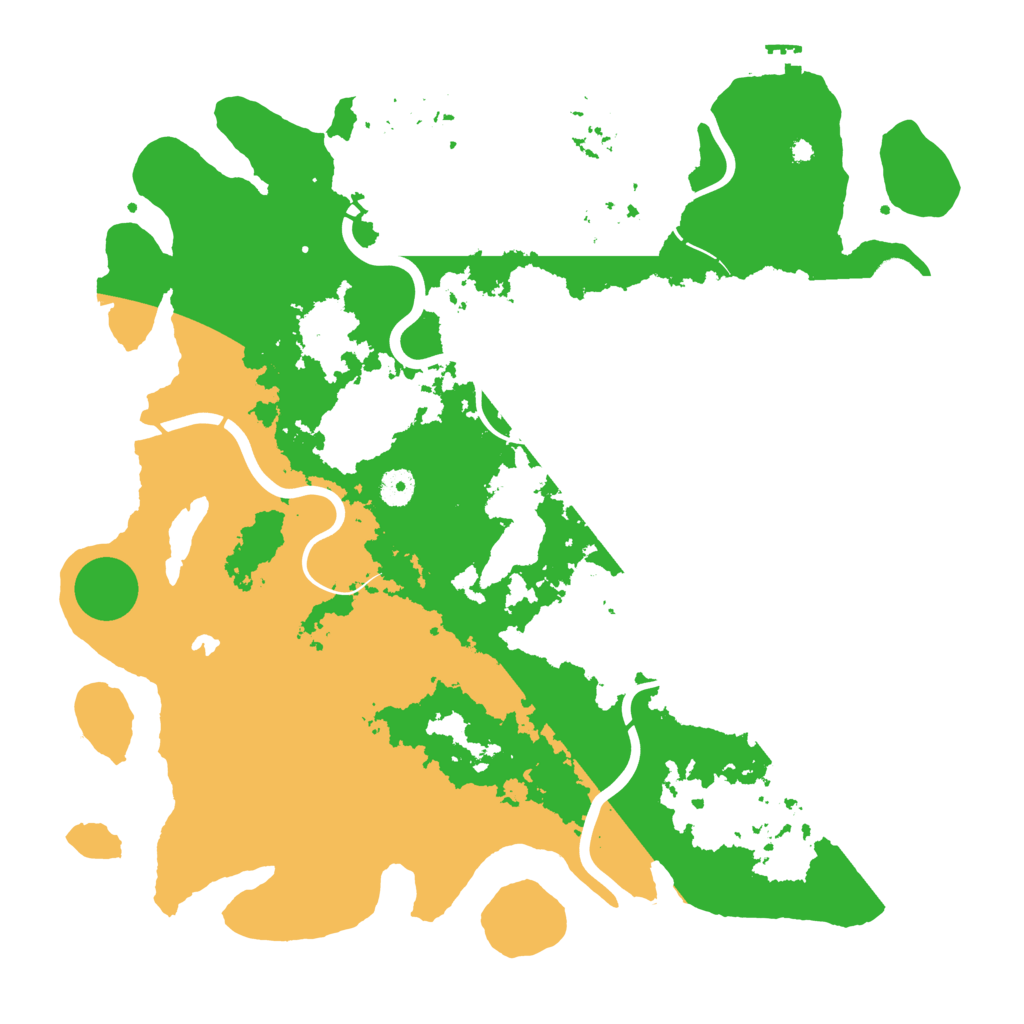 Biome Rust Map: Procedural Map, Size: 4250, Seed: 130803245