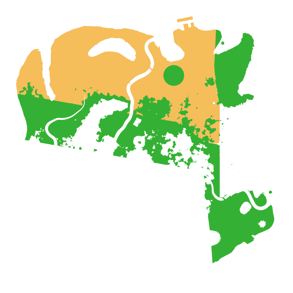 Biome Rust Map: Procedural Map, Size: 3750, Seed: 194318552