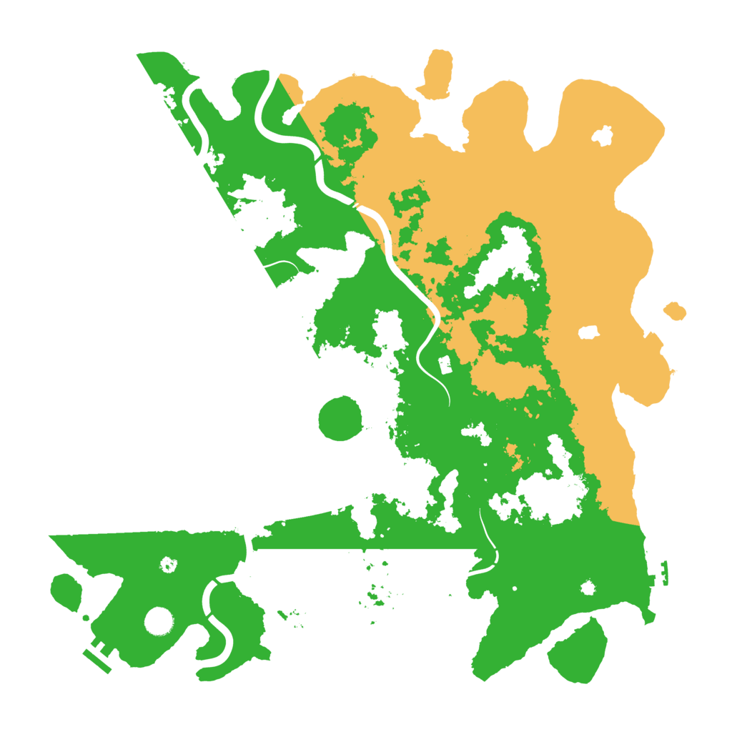 Biome Rust Map: Procedural Map, Size: 4500, Seed: 201631690