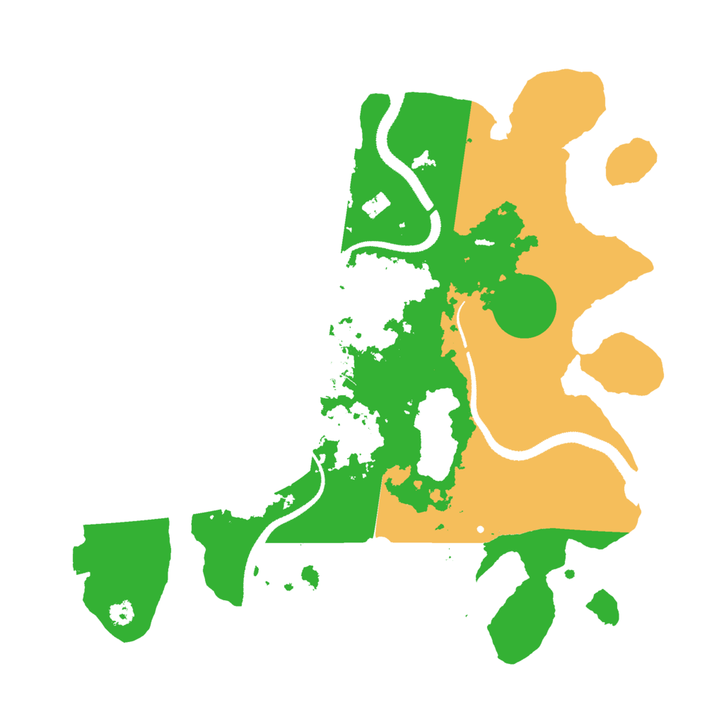 Biome Rust Map: Procedural Map, Size: 3000, Seed: 1919191