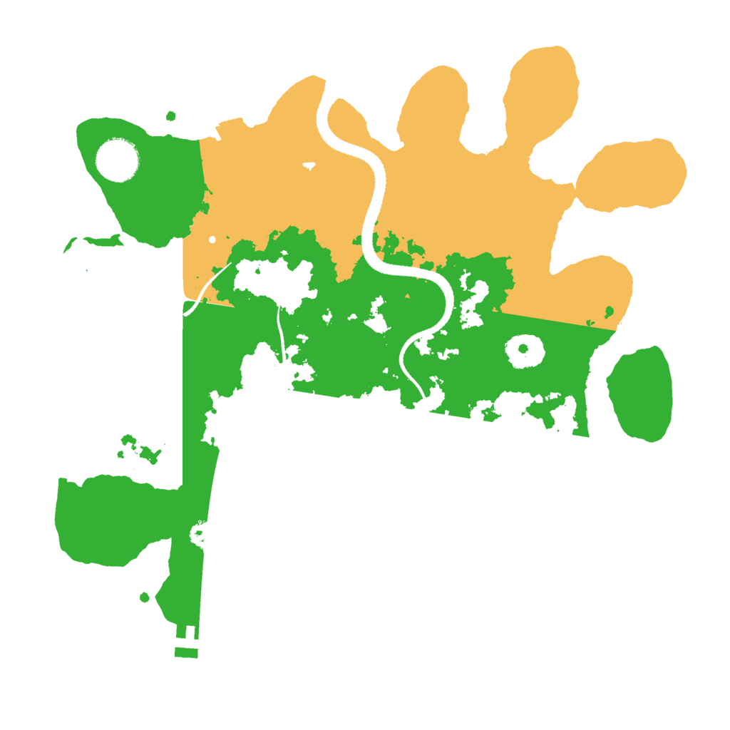 Biome Rust Map: Procedural Map, Size: 3000, Seed: 1058990547
