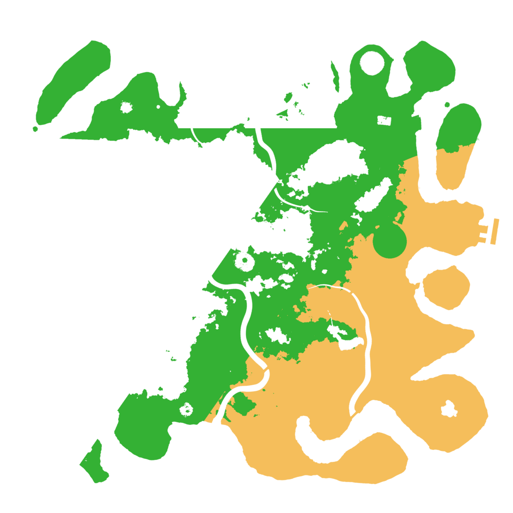 Biome Rust Map: Procedural Map, Size: 4000, Seed: 1113985138