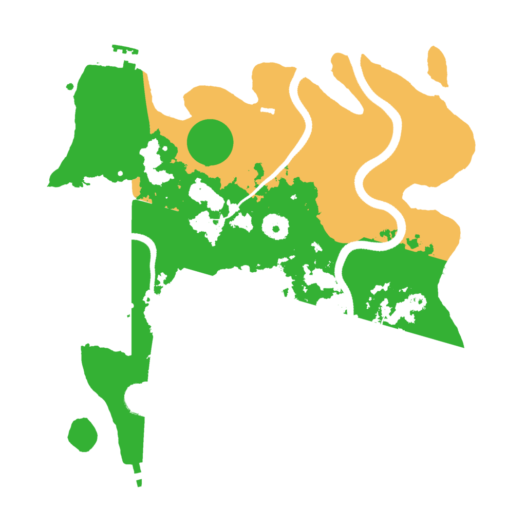 Biome Rust Map: Procedural Map, Size: 3000, Seed: 13731