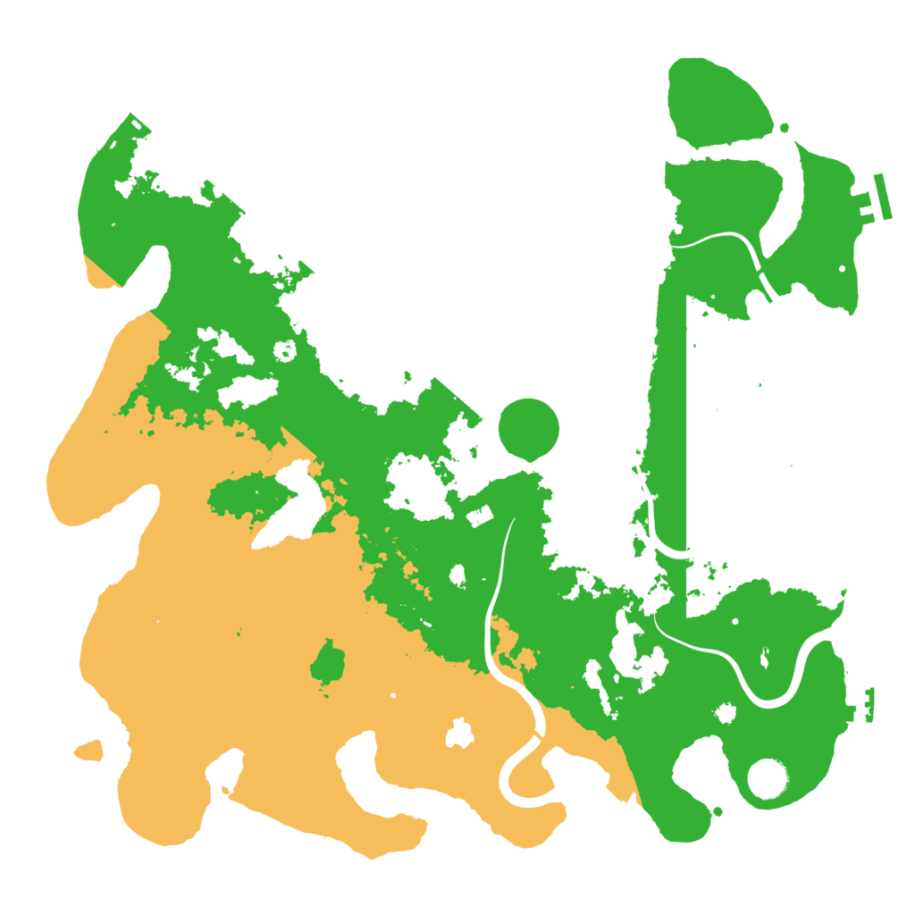 Biome Rust Map: Procedural Map, Size: 4000, Seed: 2040151980