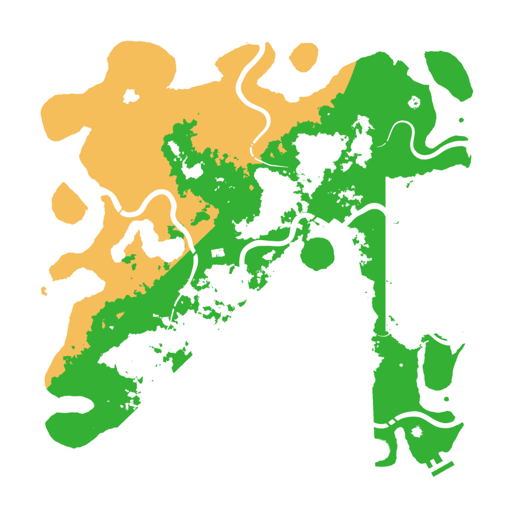 Biome Rust Map: Procedural Map, Size: 4300, Seed: 472739484