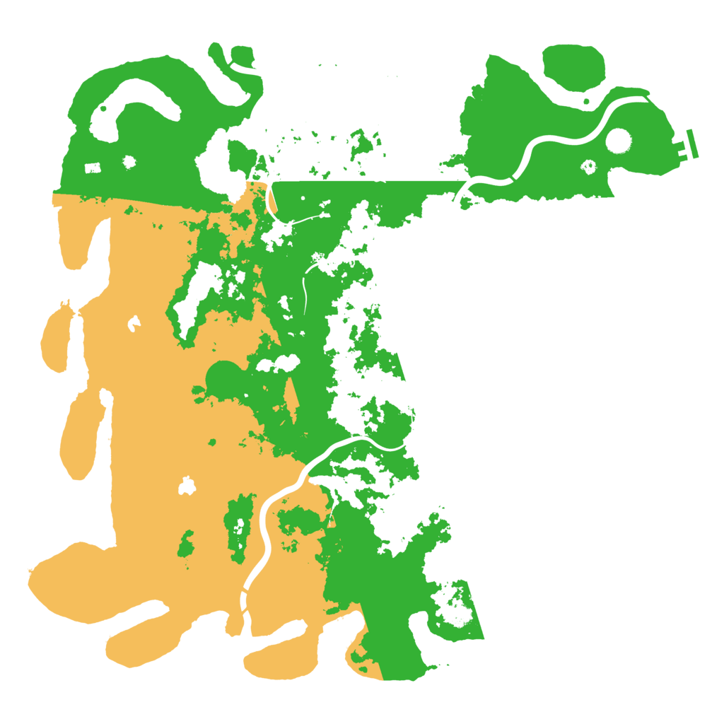 Biome Rust Map: Procedural Map, Size: 5000, Seed: 777227