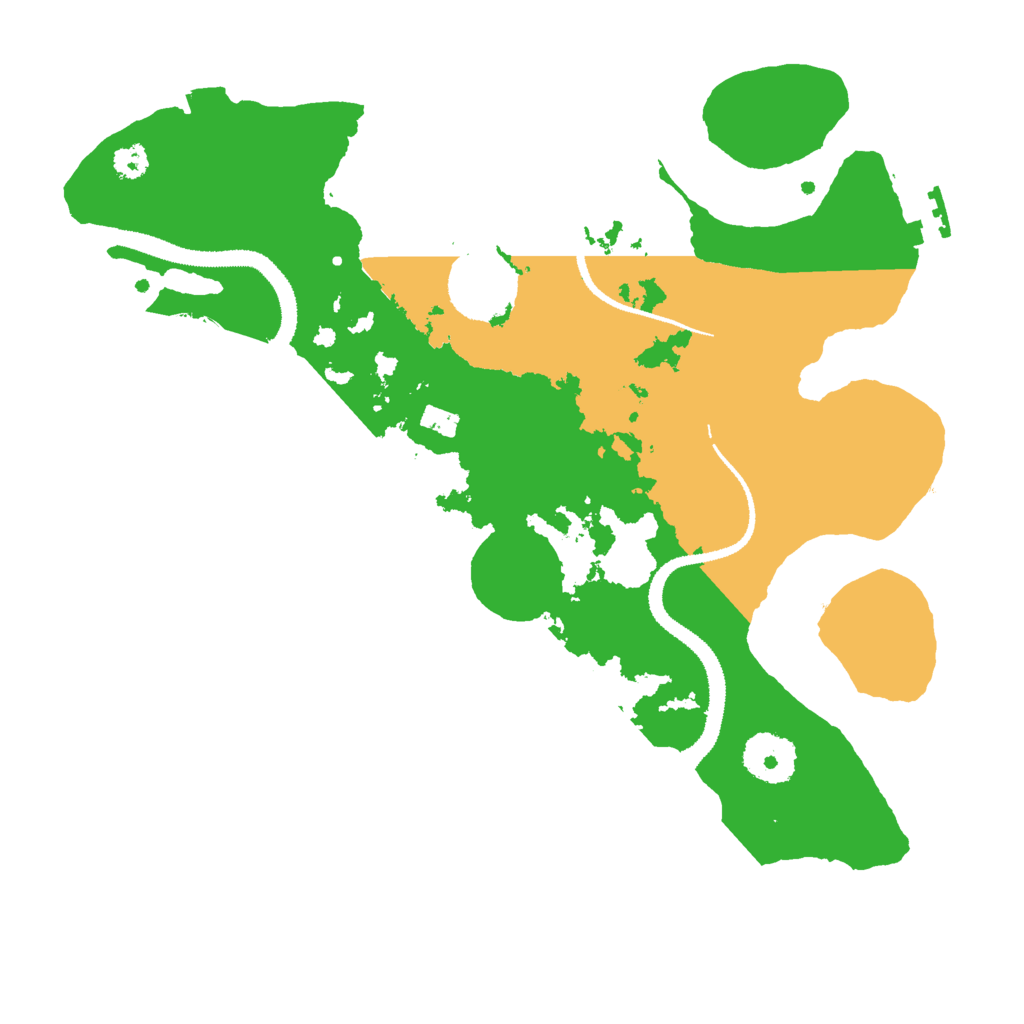 Biome Rust Map: Procedural Map, Size: 3000, Seed: 1097191876