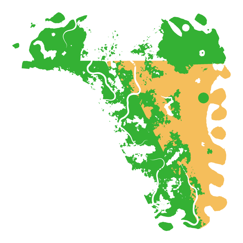 Biome Rust Map: Procedural Map, Size: 6000, Seed: 5655885