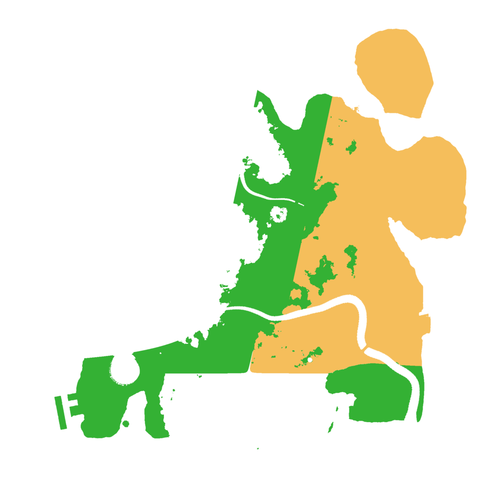 Biome Rust Map: Procedural Map, Size: 3000, Seed: 168435318