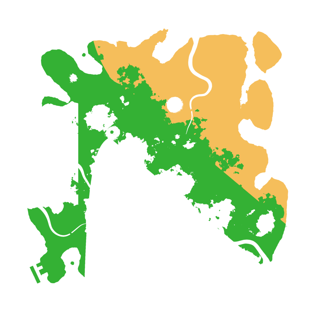 Biome Rust Map: Procedural Map, Size: 3500, Seed: 1514534377