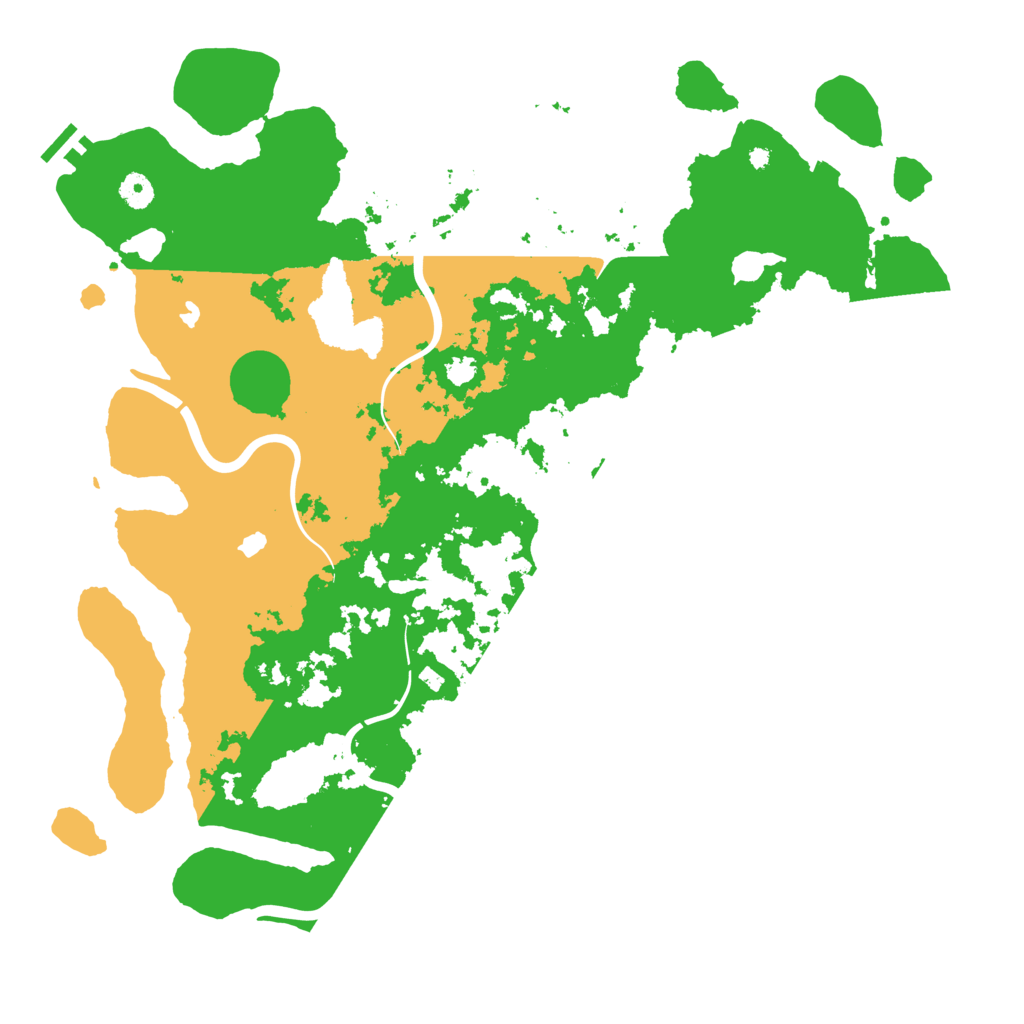 Biome Rust Map: Procedural Map, Size: 4500, Seed: 916241634