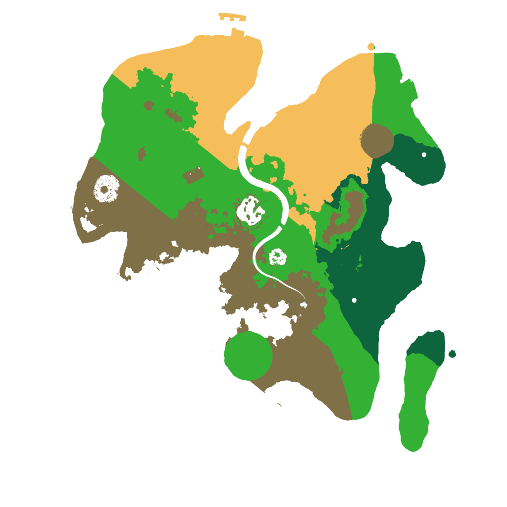 Biome Rust Map: Procedural Map, Size: 2800, Seed: 1912684728
