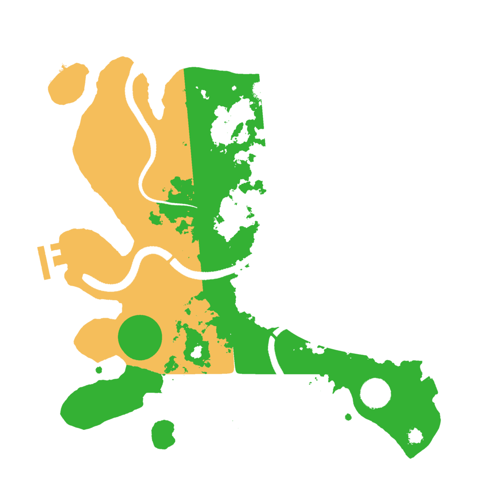 Biome Rust Map: Procedural Map, Size: 3000, Seed: 1531360188