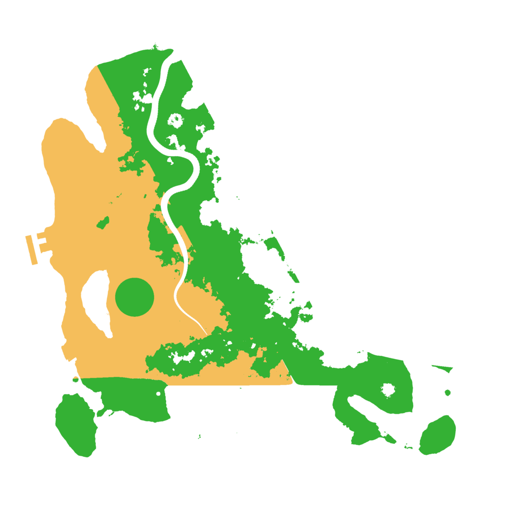 Biome Rust Map: Procedural Map, Size: 3500, Seed: 1194363797