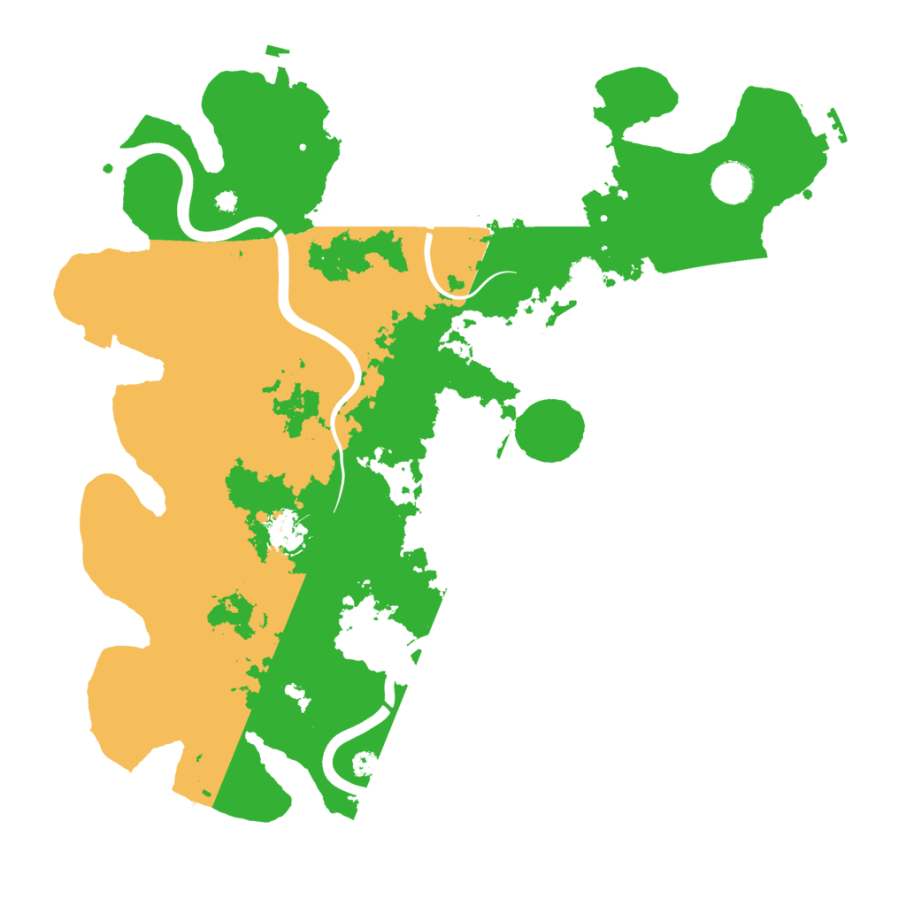 Biome Rust Map: Procedural Map, Size: 3800, Seed: 646145031