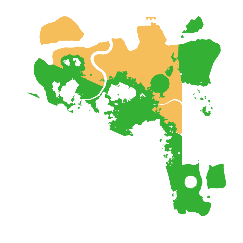Biome Rust Map: Procedural Map, Size: 3500, Seed: 1562704589