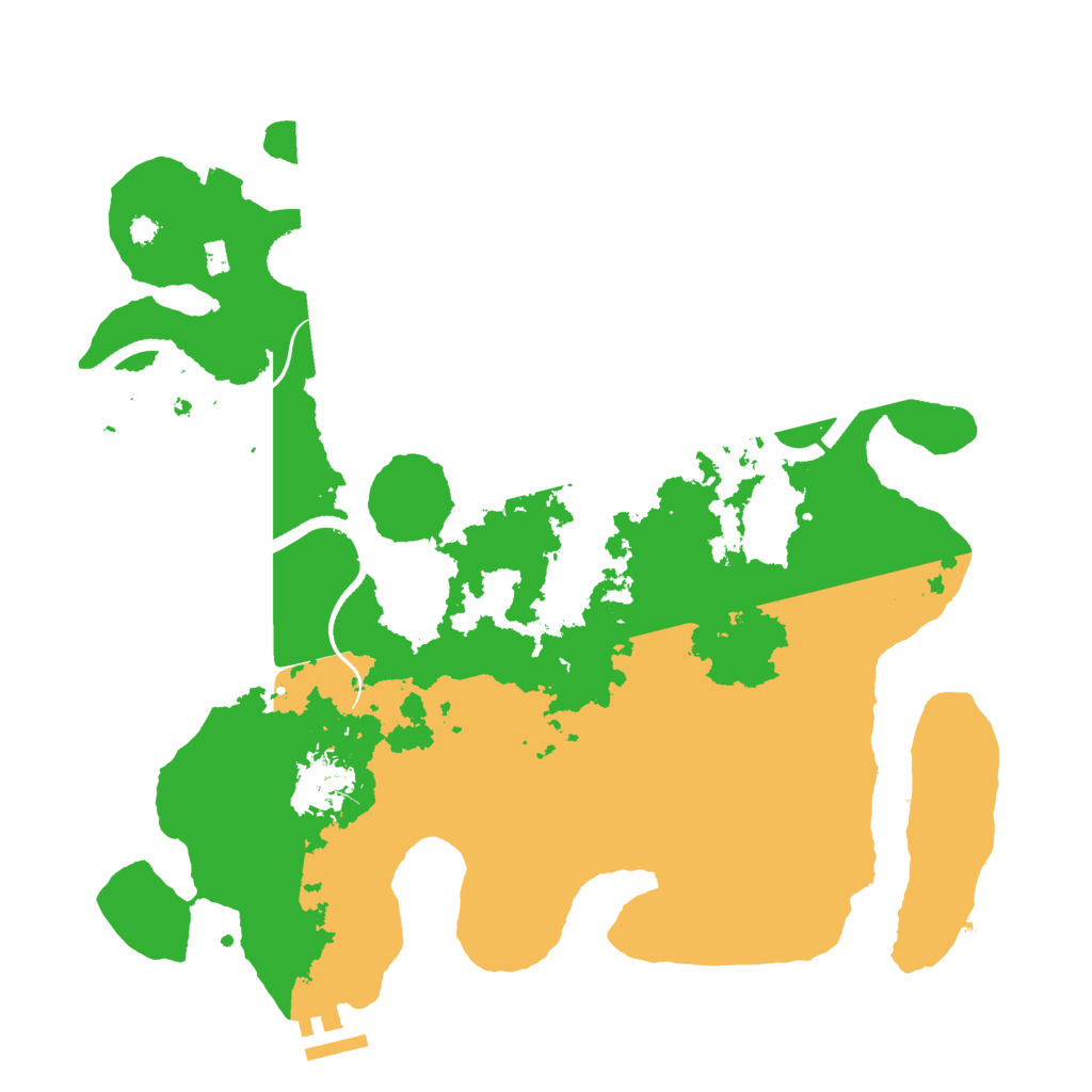 Biome Rust Map: Procedural Map, Size: 3525, Seed: 1