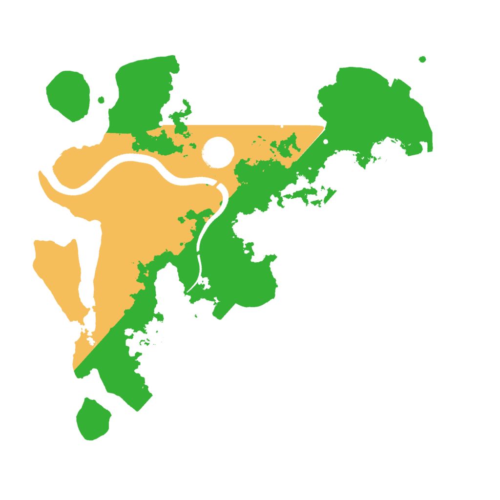 Biome Rust Map: Procedural Map, Size: 3000, Seed: 130515454