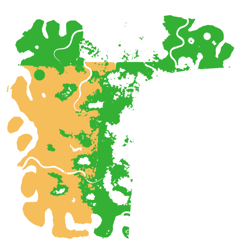 Biome Rust Map: Procedural Map, Size: 6000, Seed: 245743799