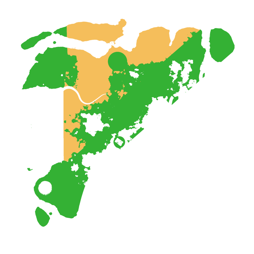 Biome Rust Map: Procedural Map, Size: 3500, Seed: 727915968