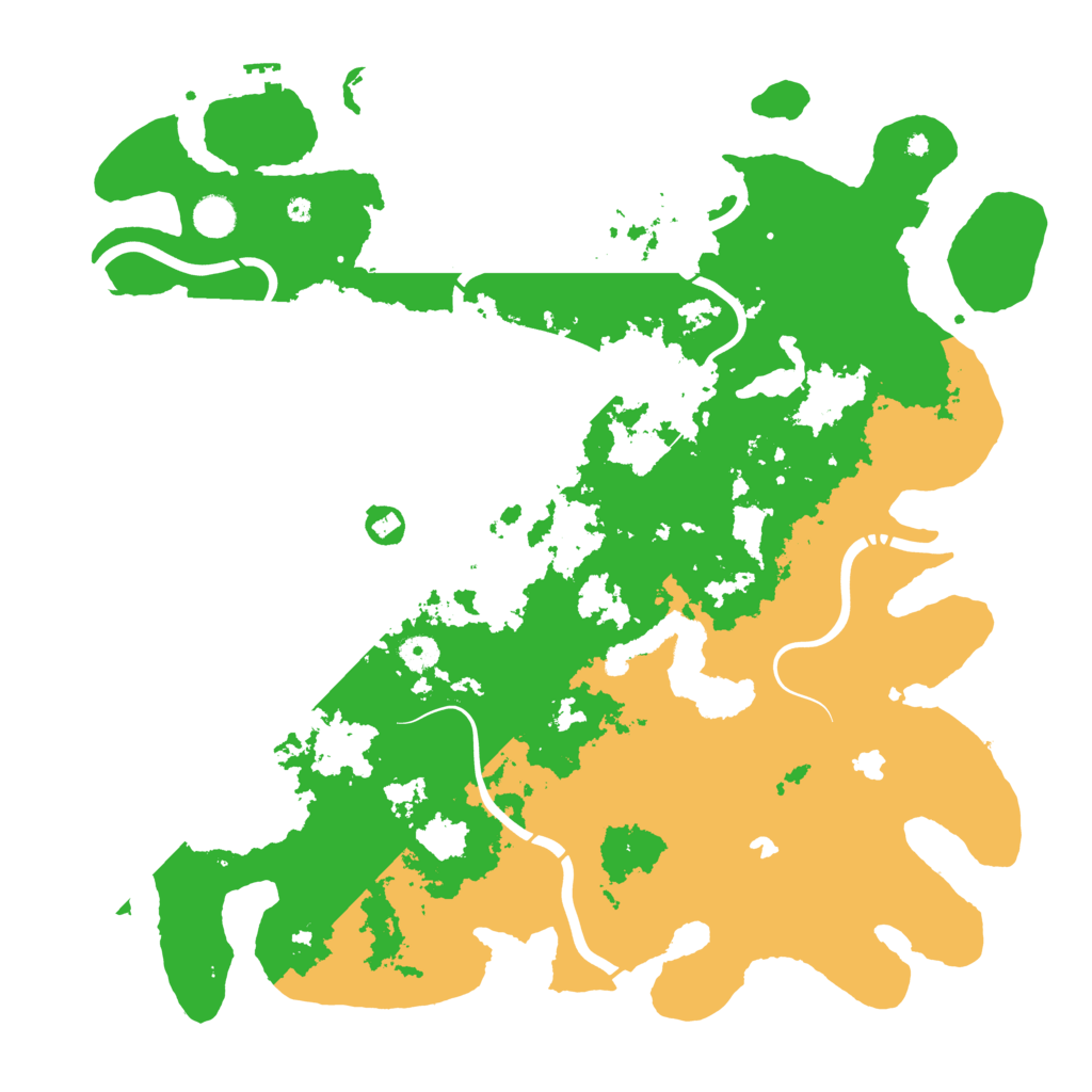 Biome Rust Map: Procedural Map, Size: 4500, Seed: 679072744