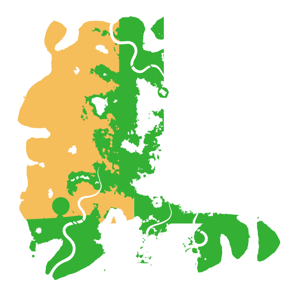 Biome Rust Map: Procedural Map, Size: 4500, Seed: 852164165