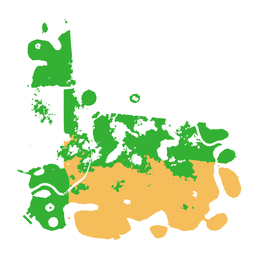 Biome Rust Map: Procedural Map, Size: 4500, Seed: 516165161