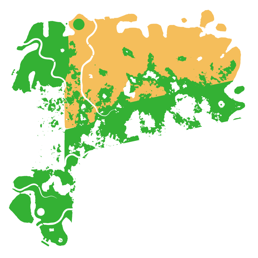Biome Rust Map: Procedural Map, Size: 6000, Seed: 676433628