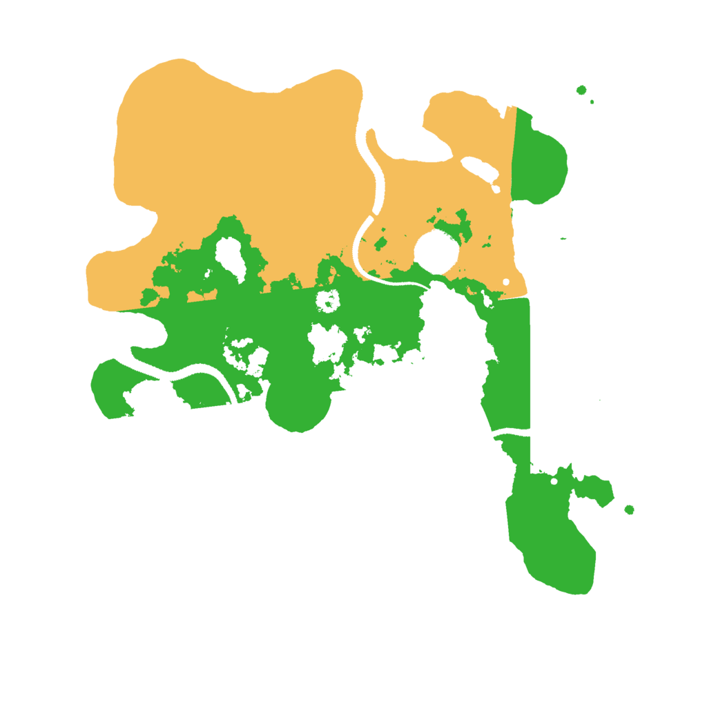 Biome Rust Map: Procedural Map, Size: 3000, Seed: 33359