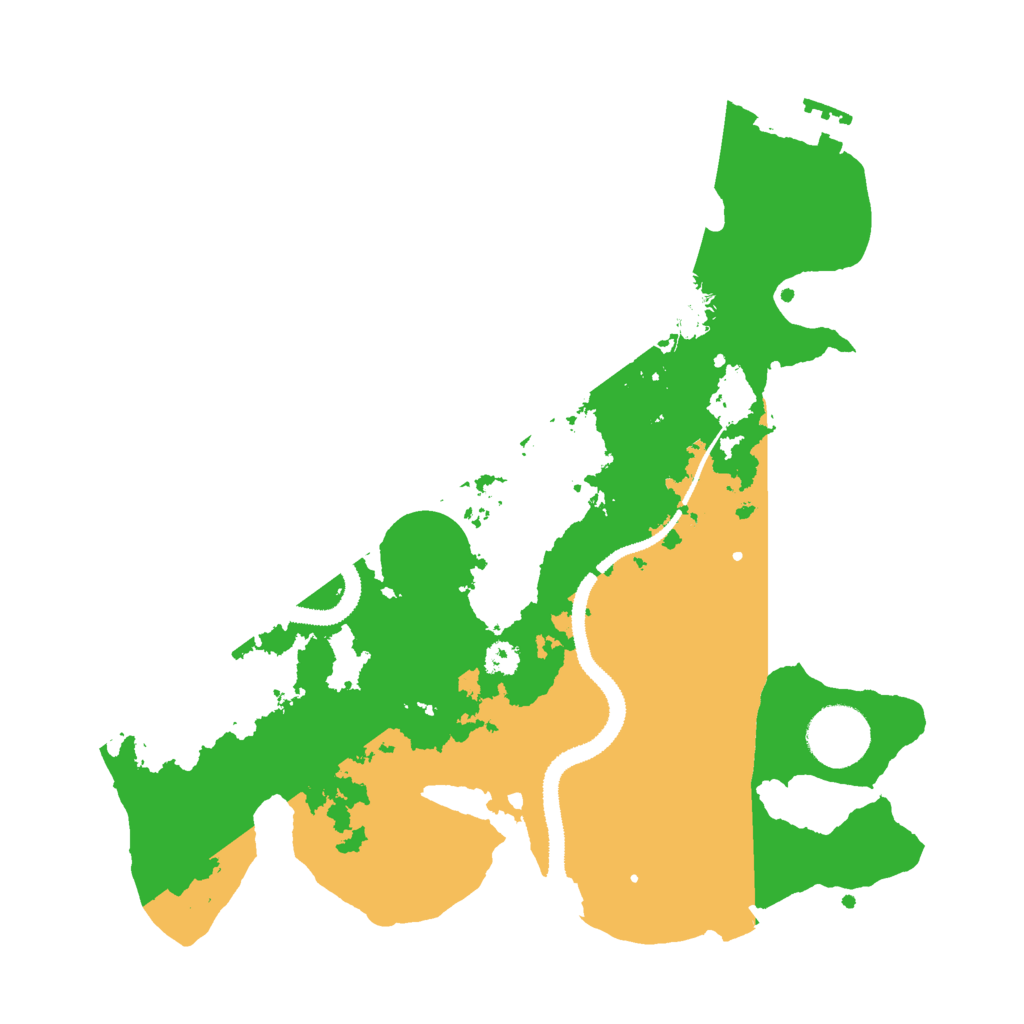 Biome Rust Map: Procedural Map, Size: 3000, Seed: 1745688912
