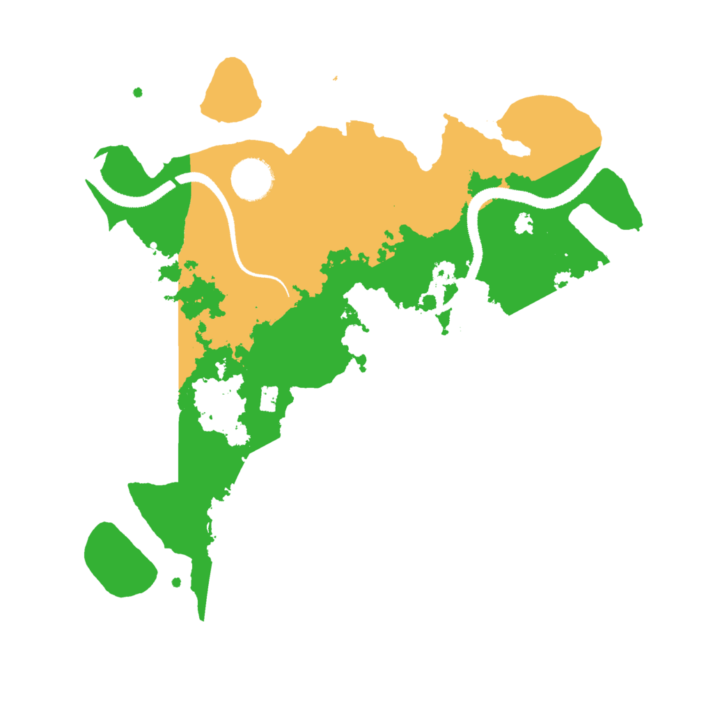 Biome Rust Map: Procedural Map, Size: 3000, Seed: 553790357