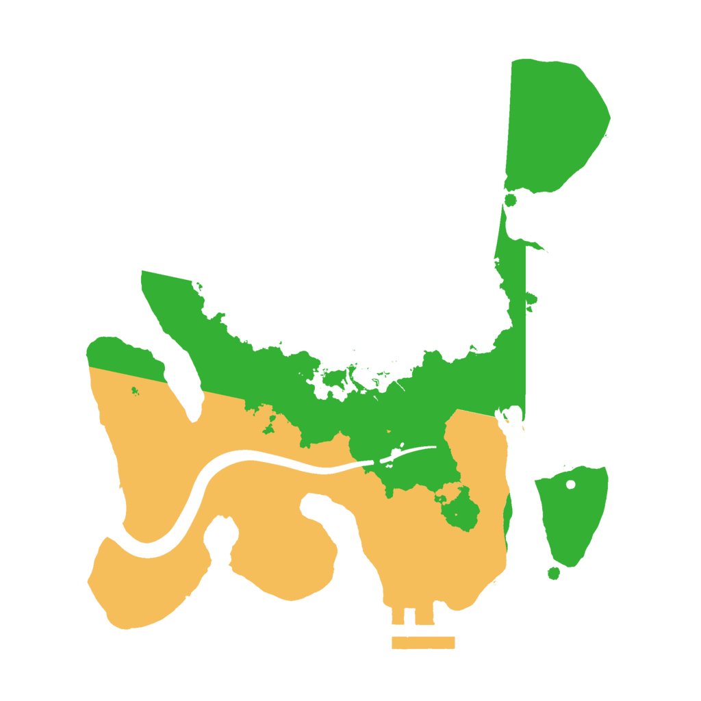 Biome Rust Map: Procedural Map, Size: 2250, Seed: 1134185