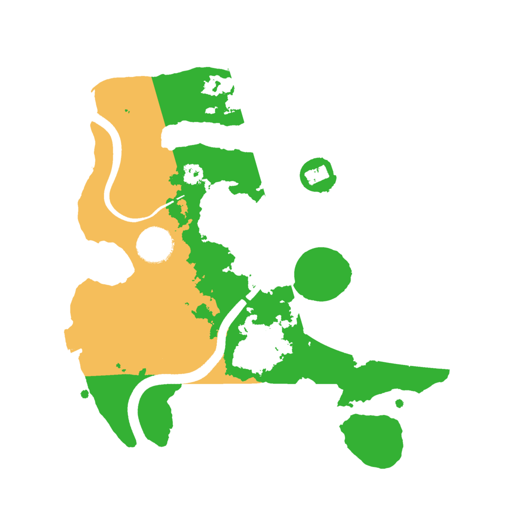 Biome Rust Map: Procedural Map, Size: 2500, Seed: 1907442069
