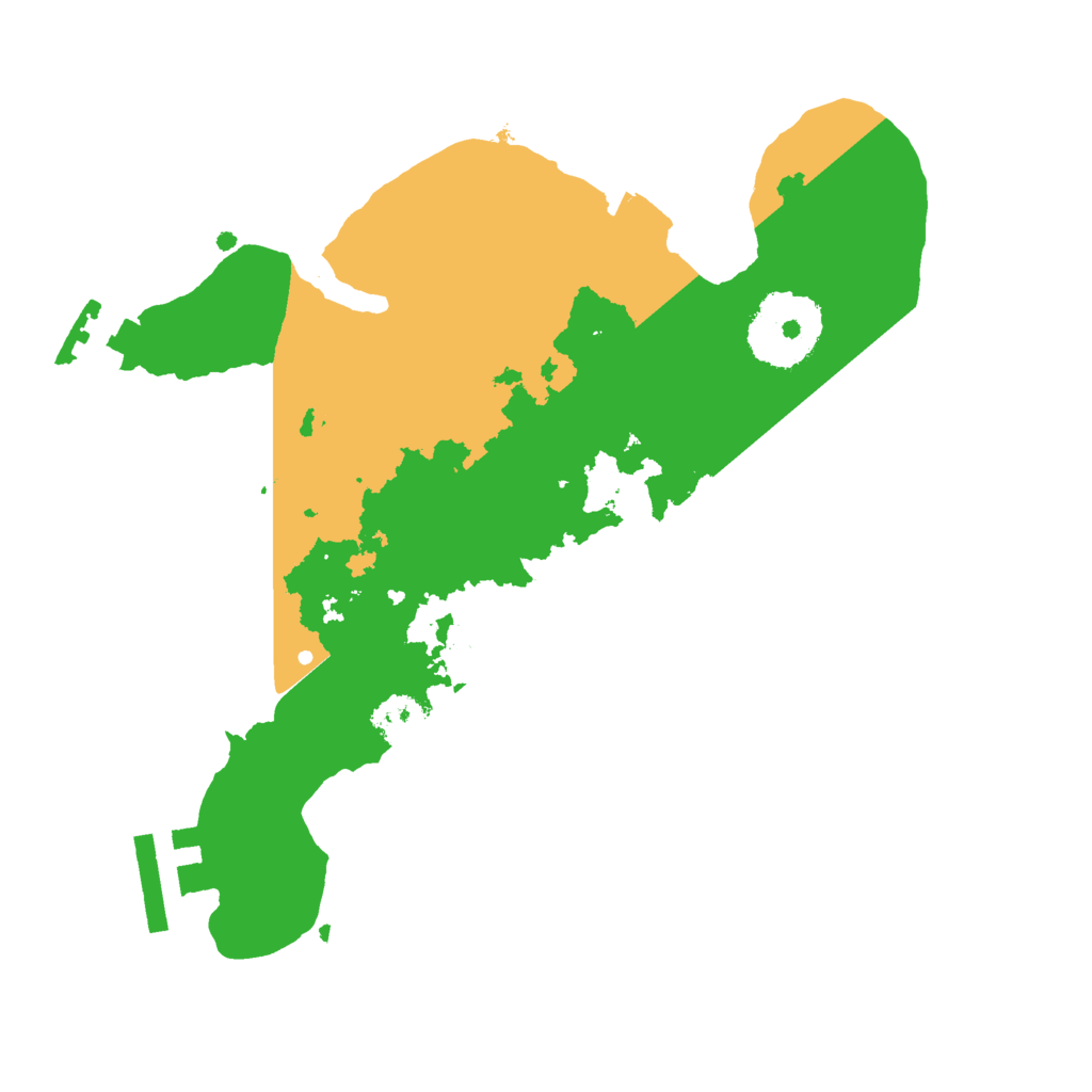 Biome Rust Map: Procedural Map, Size: 2250, Seed: 1130185
