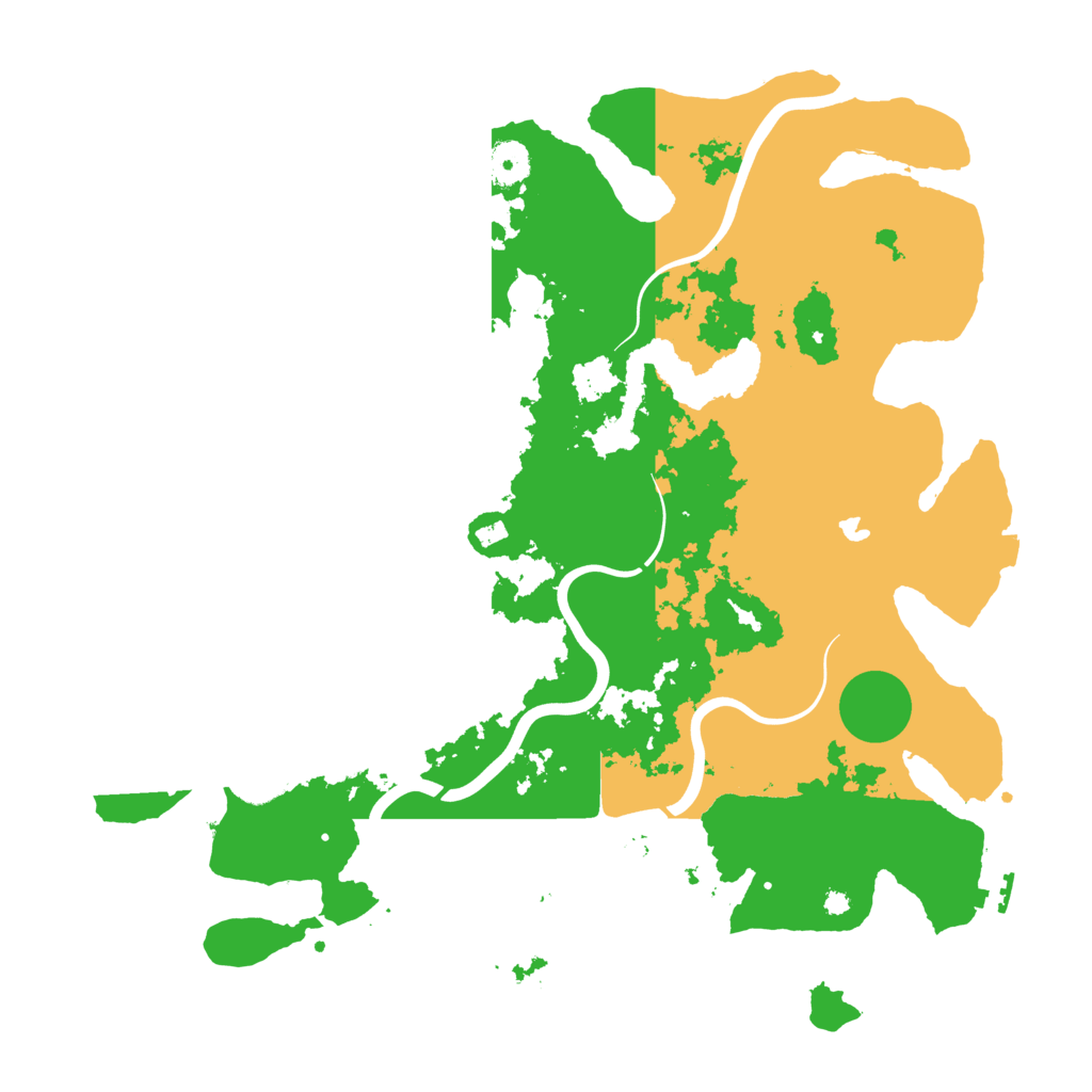 Biome Rust Map: Procedural Map, Size: 4000, Seed: 378966787