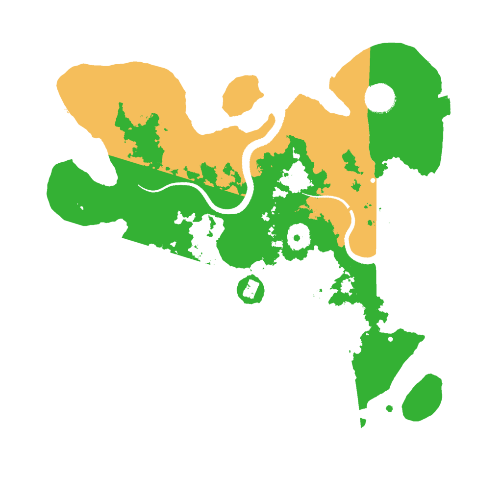 Biome Rust Map: Procedural Map, Size: 3000, Seed: 5442378