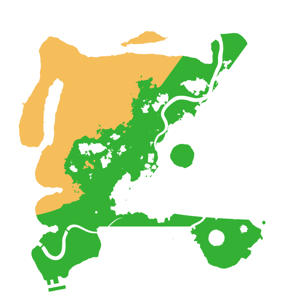 Biome Rust Map: Procedural Map, Size: 3500, Seed: 1086589826