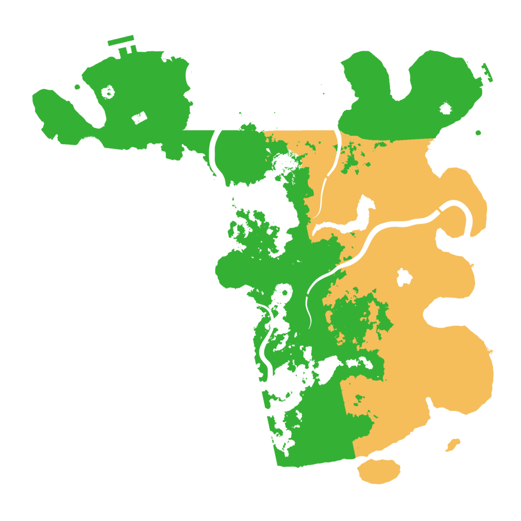 Biome Rust Map: Procedural Map, Size: 4000, Seed: 93661580