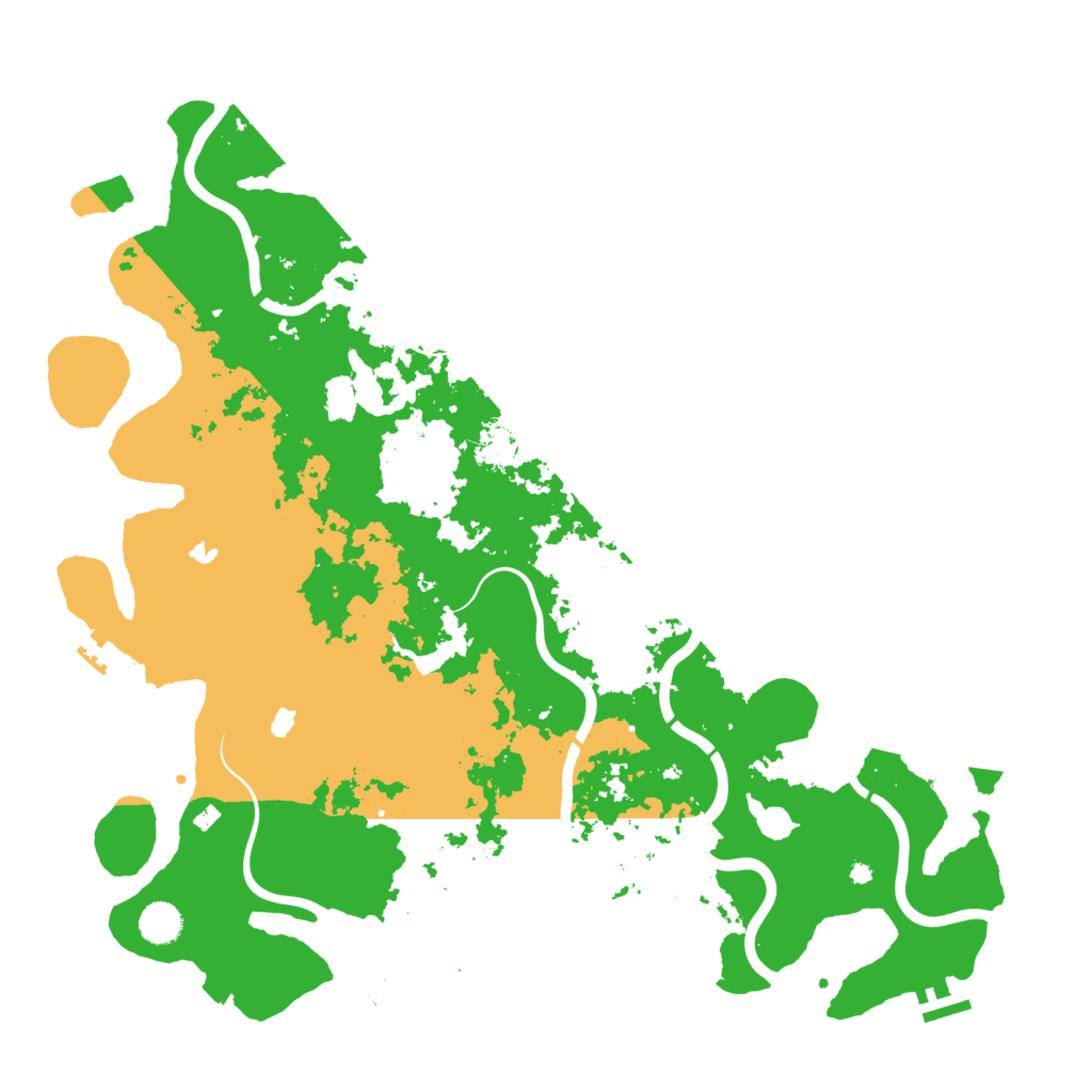 Biome Rust Map: Procedural Map, Size: 4500, Seed: 287394218