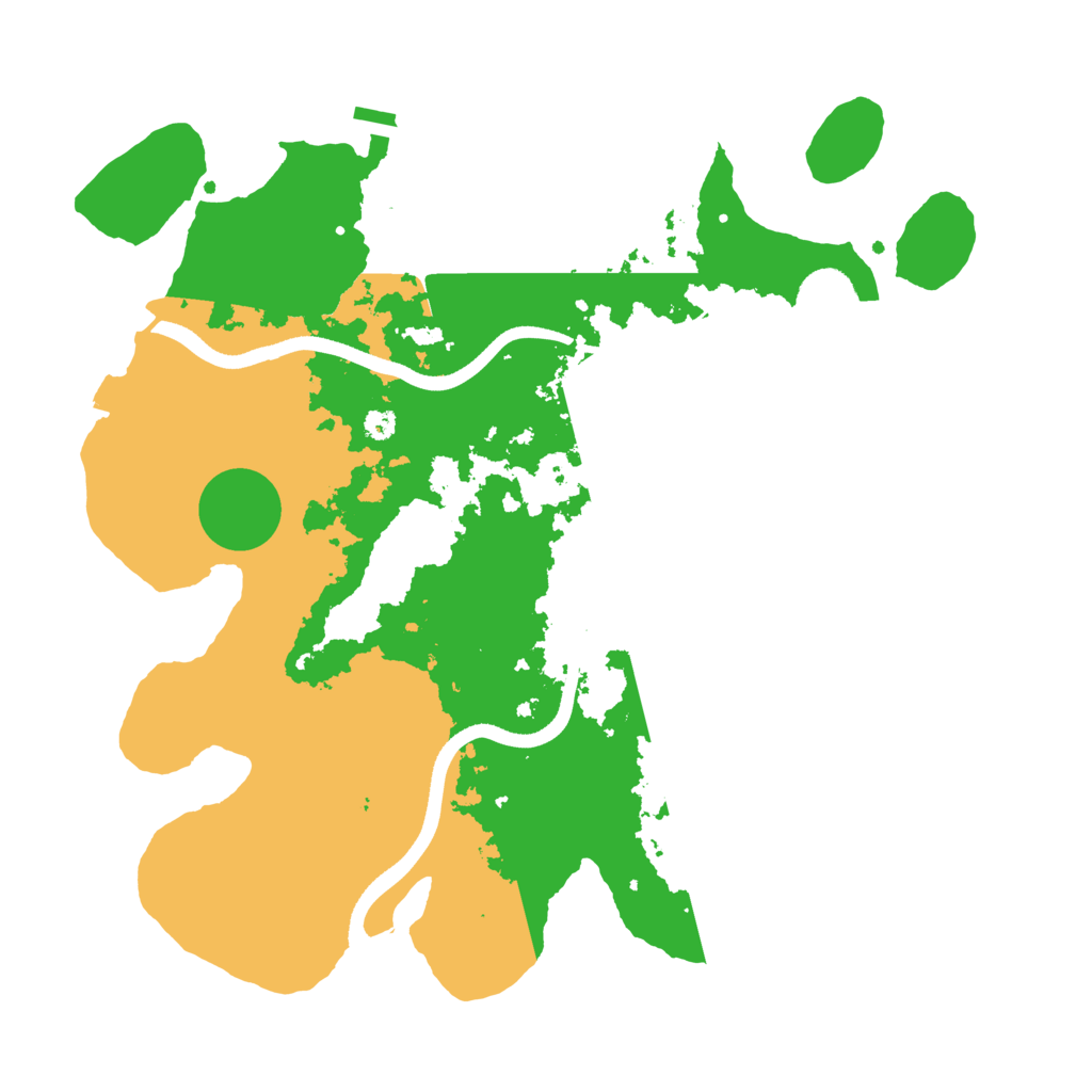 Biome Rust Map: Procedural Map, Size: 3500, Seed: 681783318