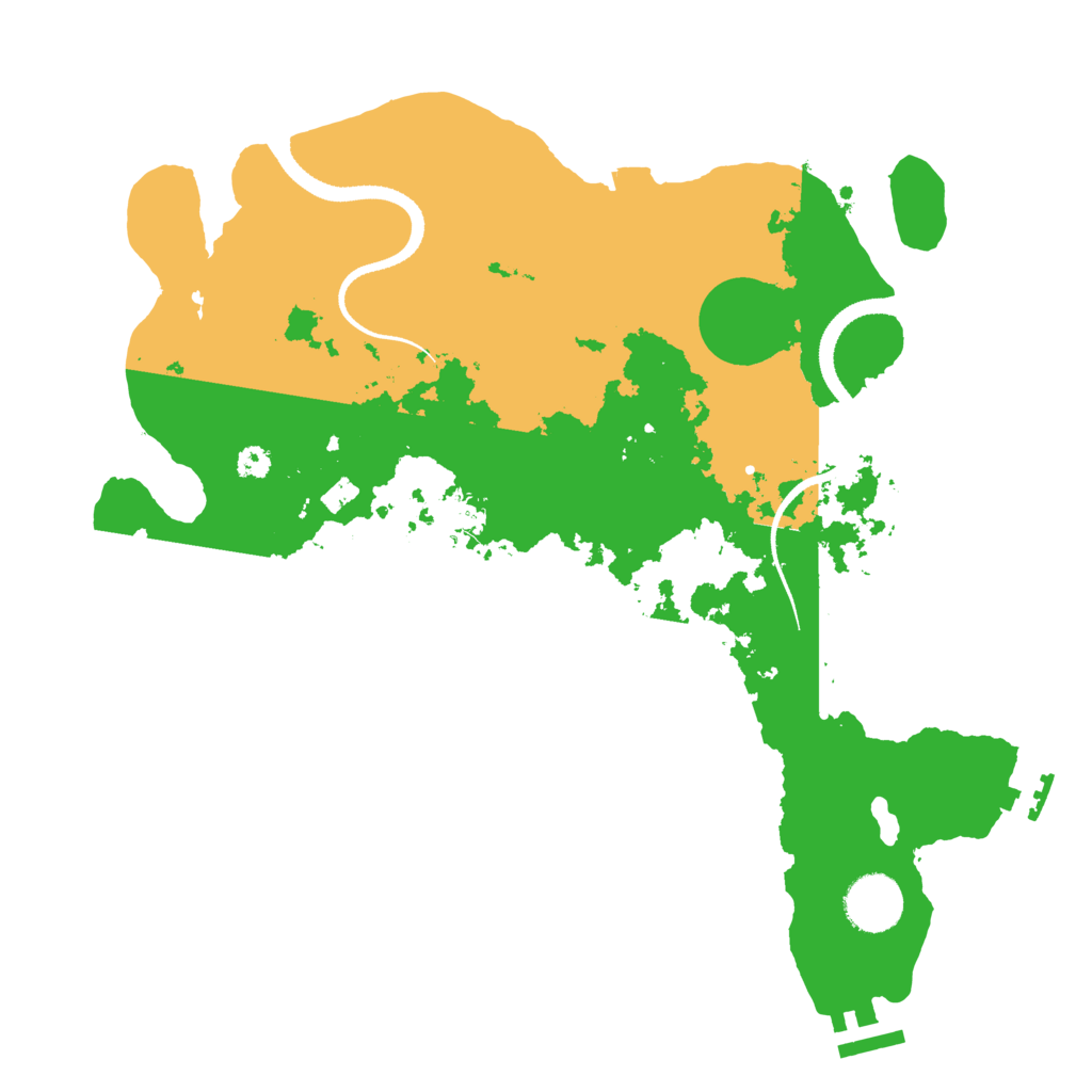 Biome Rust Map: Procedural Map, Size: 3300, Seed: 909884733