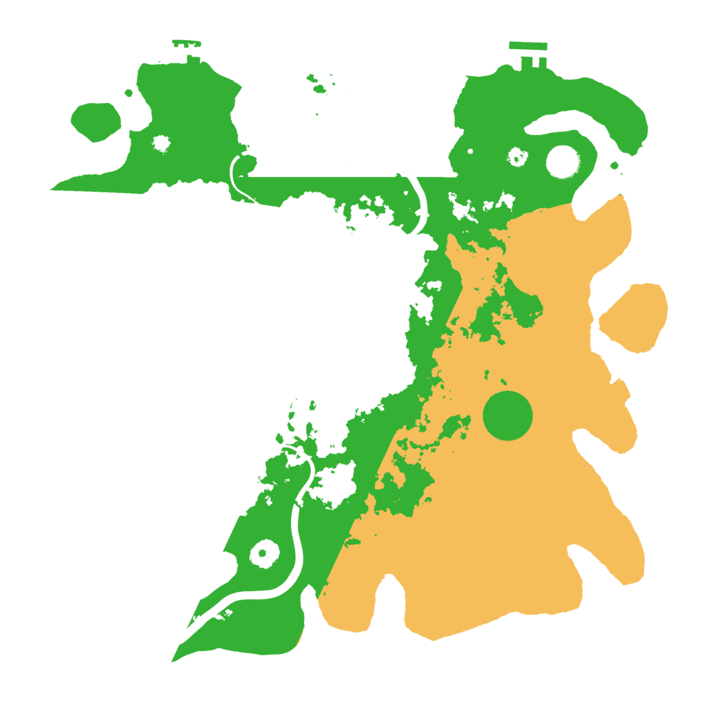 Biome Rust Map: Procedural Map, Size: 3750, Seed: 101330989