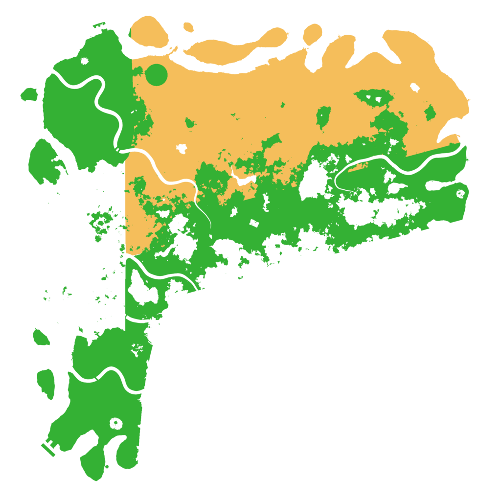 Biome Rust Map: Procedural Map, Size: 6000, Seed: 1269228119