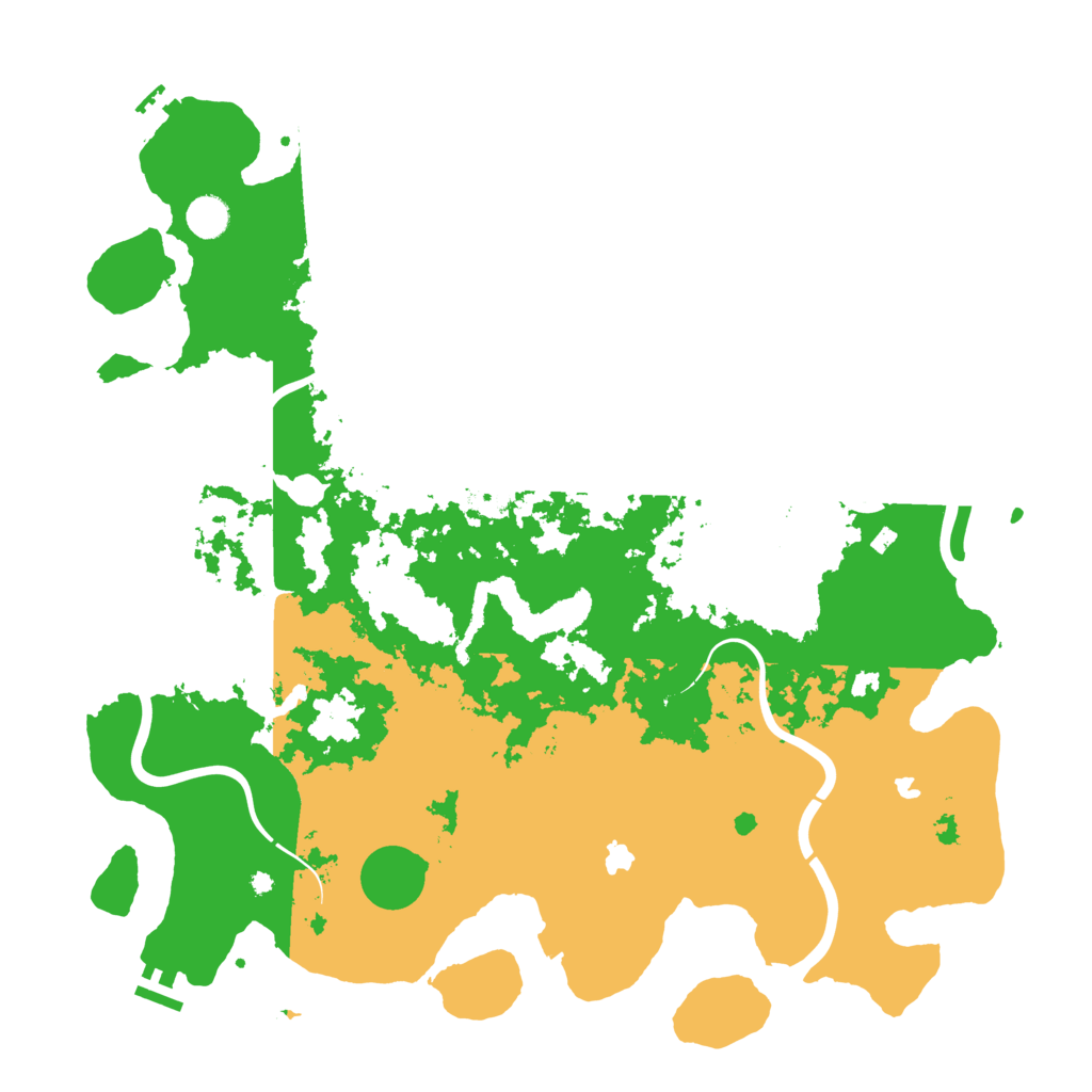 Biome Rust Map: Procedural Map, Size: 4500, Seed: 452776519