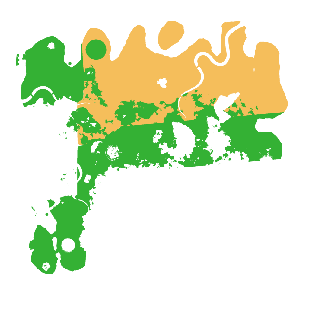 Biome Rust Map: Procedural Map, Size: 4000, Seed: 512334213