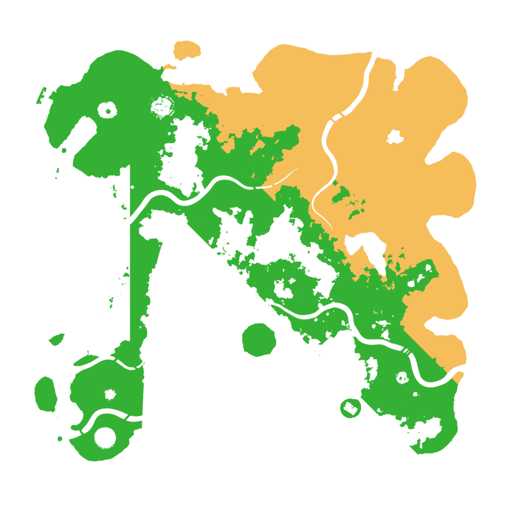 Biome Rust Map: Procedural Map, Size: 4300, Seed: 1578372894