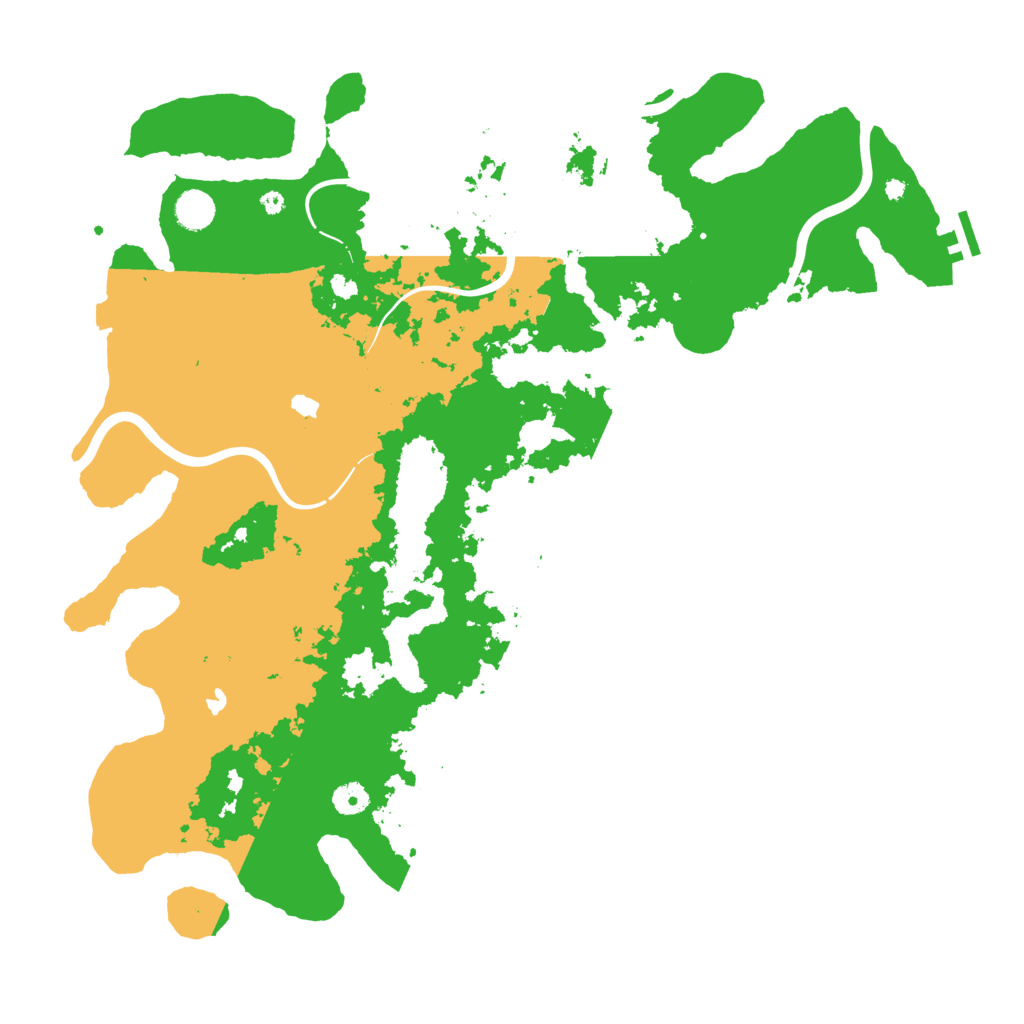 Biome Rust Map: Procedural Map, Size: 4500, Seed: 8787996