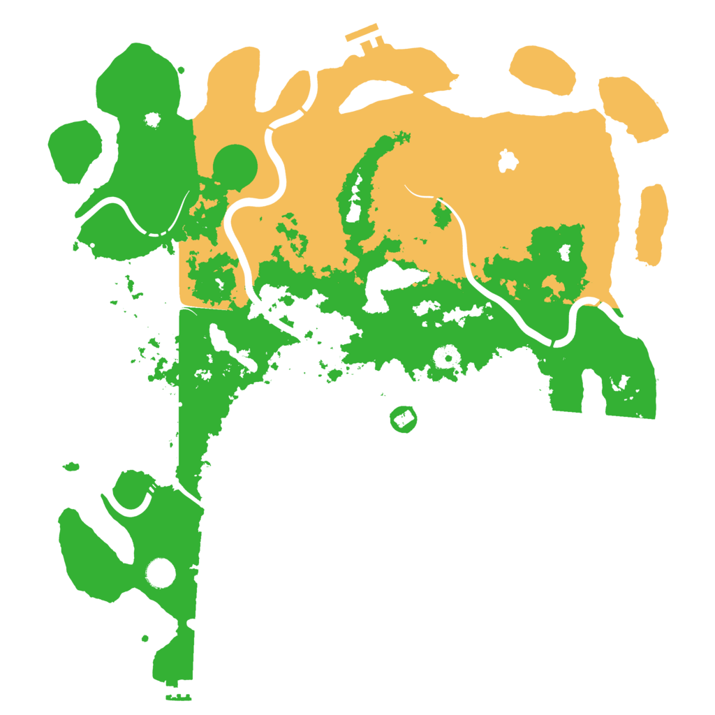 Biome Rust Map: Procedural Map, Size: 4250, Seed: 627852581